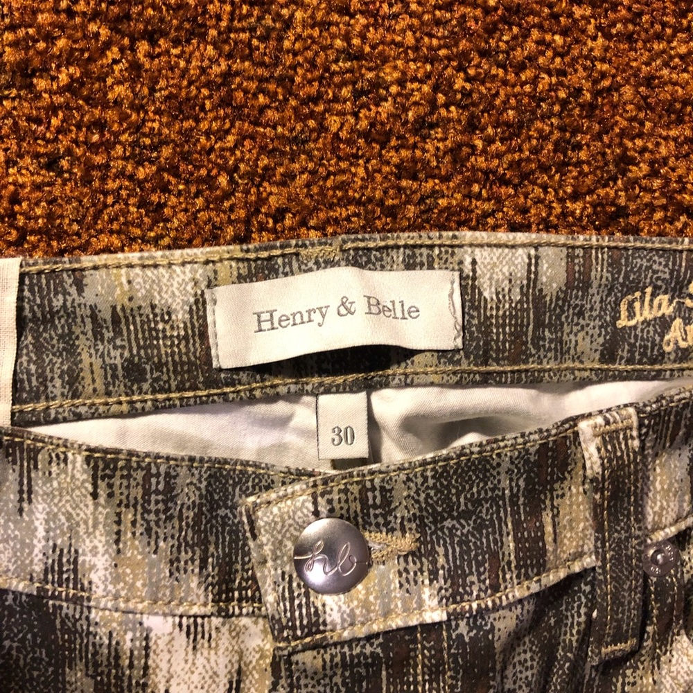 NWT Henry & Belle Lila Skinny Ankle Spruce Jeans - Picture 4 of 5